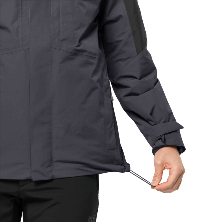 Hot Brand Jack Wolfskin Ebony Men's Romberg 3In1 Jacket