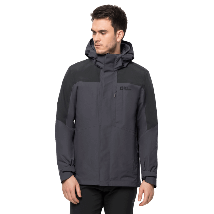 Hot Brand Jack Wolfskin Ebony Men's Romberg 3In1 Jacket
