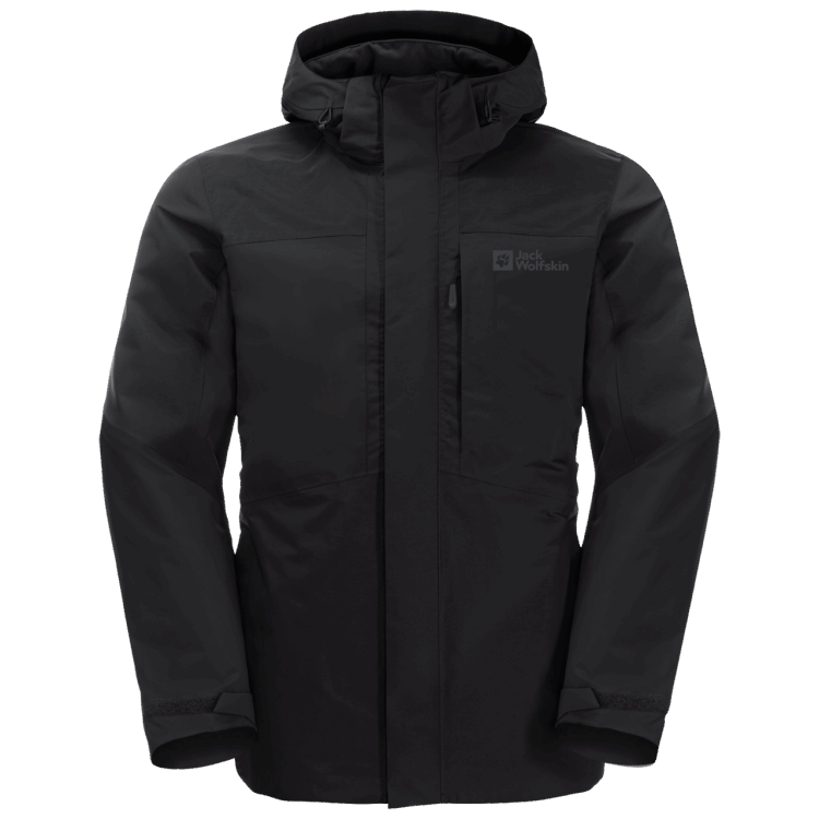 Best Brand Jack Wolfskin Men's Romberg 3In1 Jacket Black