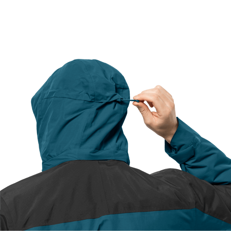 New Blue Coral Brand Jack Wolfskin Men's Romberg 3In1 Jacket