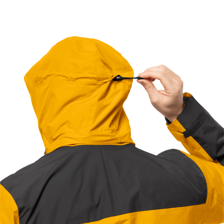 Men's Jasper 3In1 Jacket Brand Jack Wolfskin Collections Burly Yellow Xt