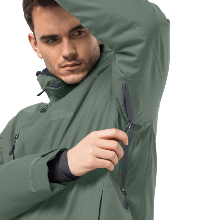 Men's Troposphere Insulated Jacket Brand Brand Jack Wolfskin Hedge Green