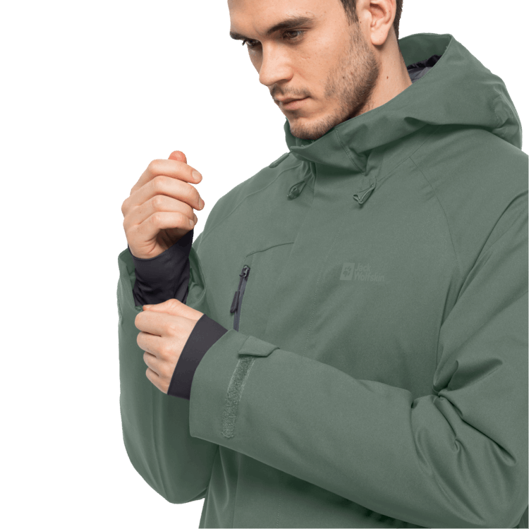 Men's Troposphere Insulated Jacket Brand Brand Jack Wolfskin Hedge Green