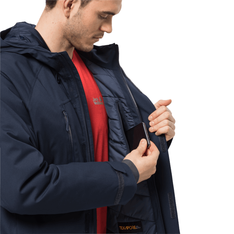Men's Troposphere Insulated Jacket Brands Night Blue Brand Jack Wolfskin