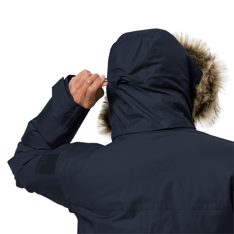 Brand Jack Wolfskin Night Blue Men's Winterfrost Down Parka Hot