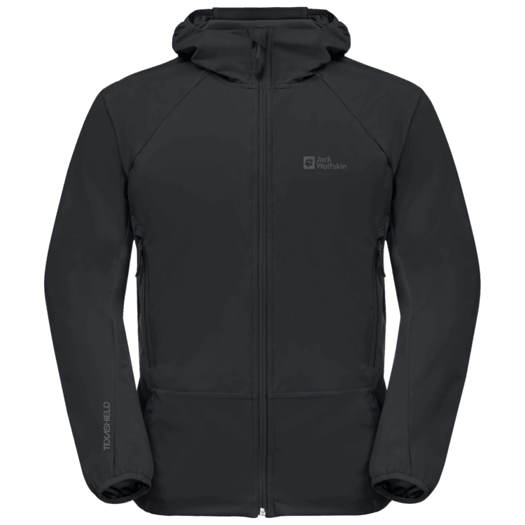 Brand Jack Wolfskin Men's Eagle Peak Ii Hoody Collection Black