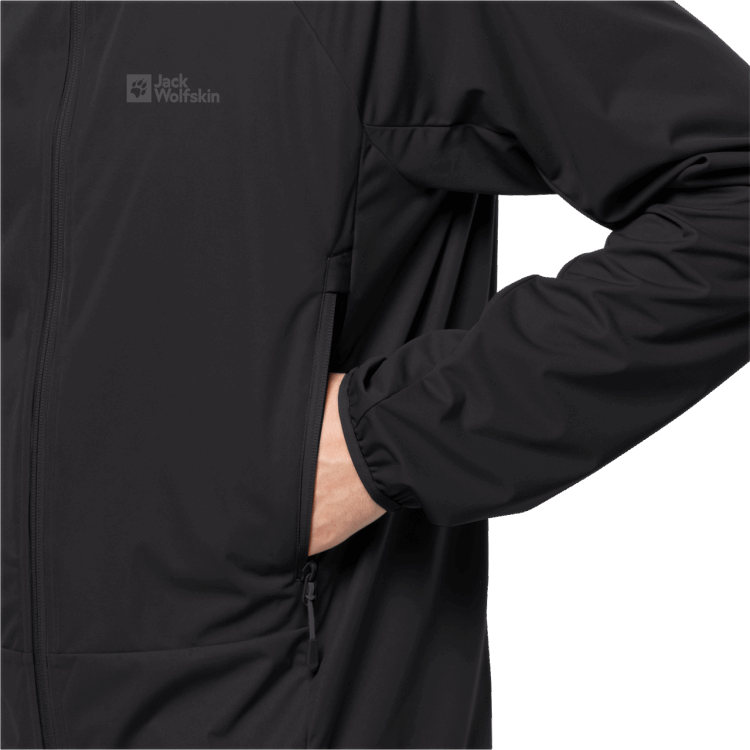 Brand Jack Wolfskin Men's Eagle Peak Ii Hoody Collection Black