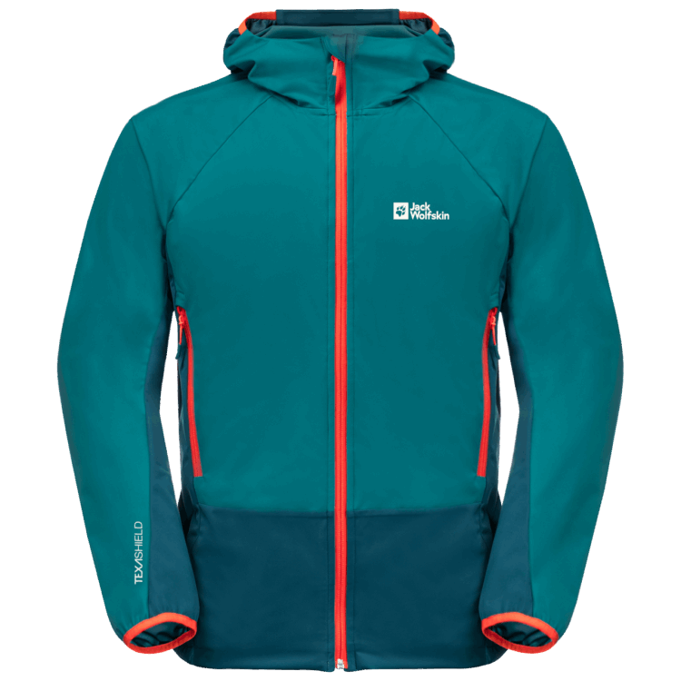 Bay Blue Brand Jack Wolfskin Men's Eagle Peak Ii Hoody Origin