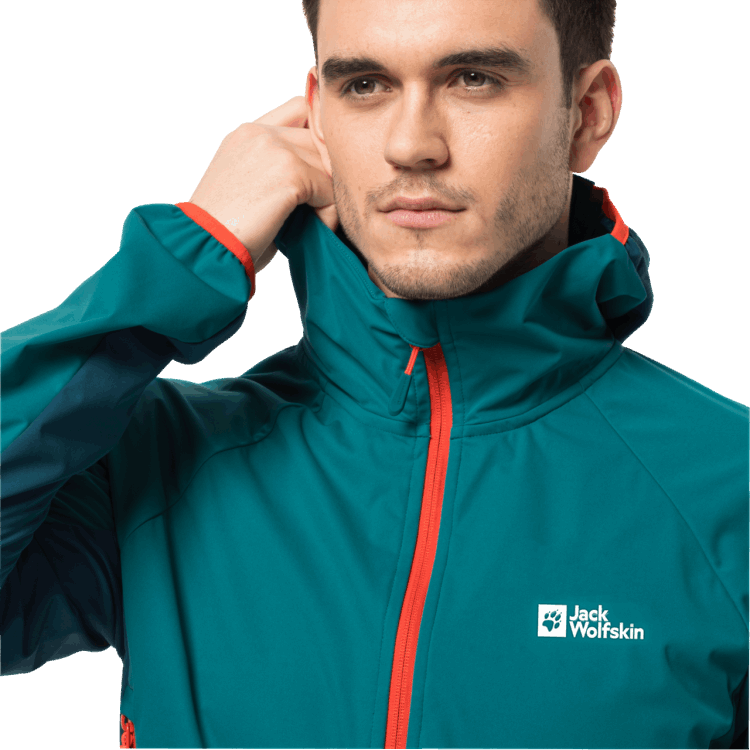 Bay Blue Brand Jack Wolfskin Men's Eagle Peak Ii Hoody Origin