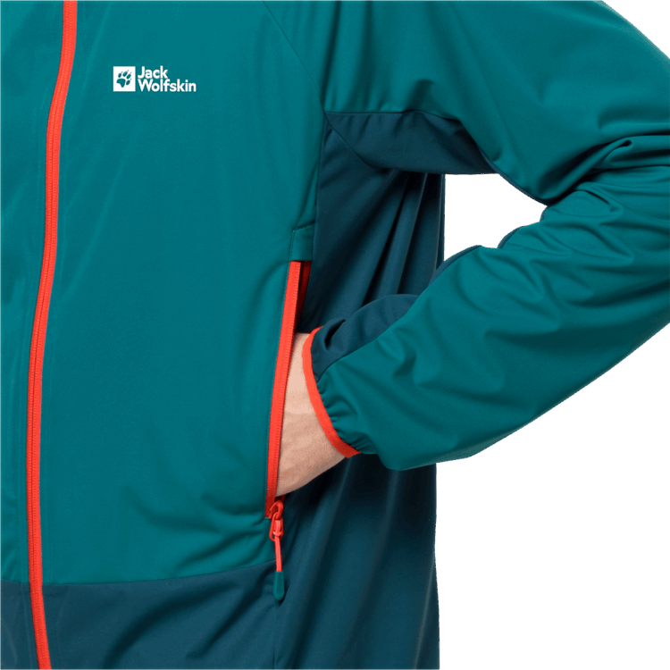 Bay Blue Brand Jack Wolfskin Men's Eagle Peak Ii Hoody Origin