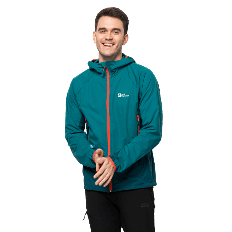 Bay Blue Brand Jack Wolfskin Men's Eagle Peak Ii Hoody Origin