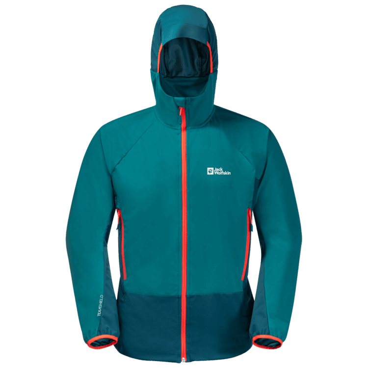 Bay Blue Brand Jack Wolfskin Men's Eagle Peak Ii Hoody Origin