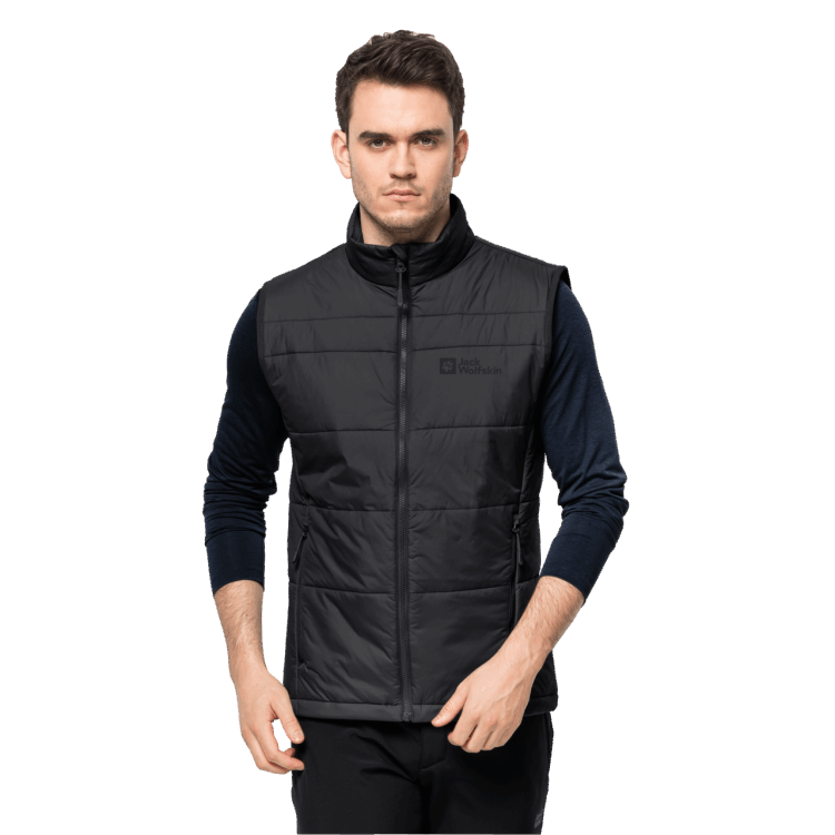 Black Origins Brand Jack Wolfskin Men's Bergland Insulated Vest