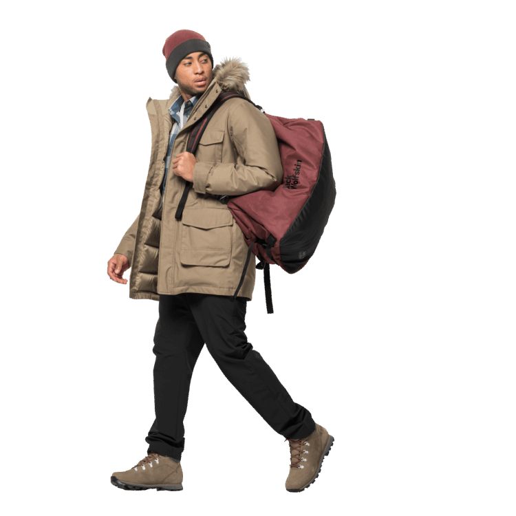 Hot Men's Winter Walk Pants Brand Jack Wolfskin Black