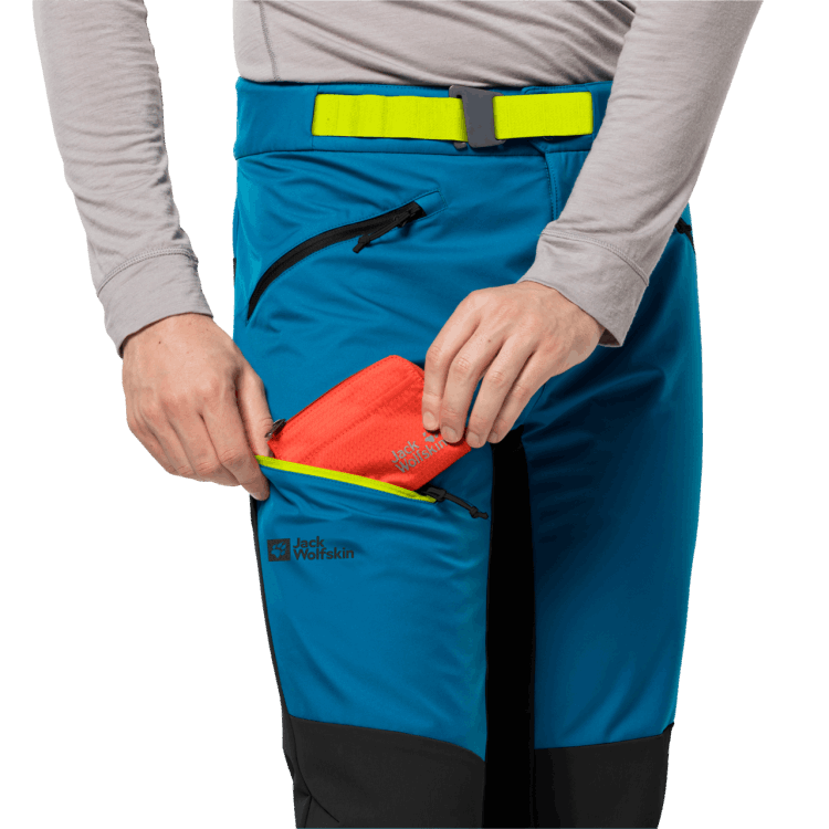 New Brand Jack Wolfskin Blue Pacific Men's Alpspitze Pants