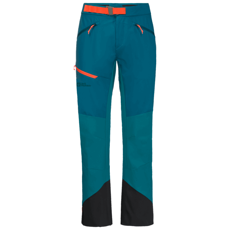 Fashion Brand Jack Wolfskin Men's Alpspitze Pants Blue Coral