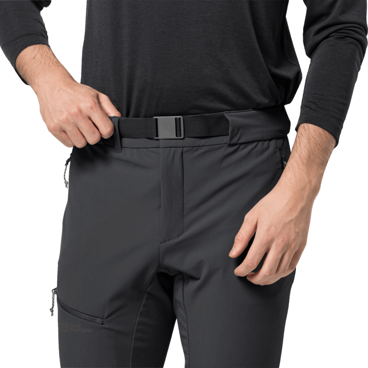 Collections Black Men's Holdsteig Pants Brand Jack Wolfskin