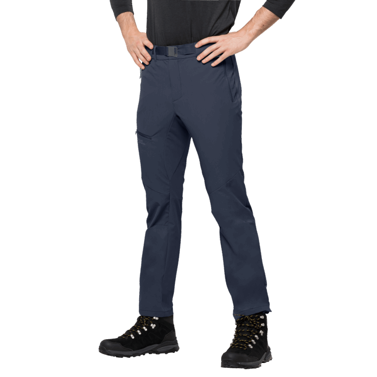 Men's Holdsteig Pants Brand Jack Wolfskin Night Blue Origin