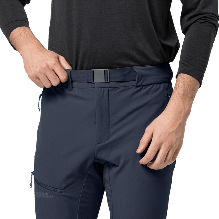 Men's Holdsteig Pants Brand Jack Wolfskin Night Blue Origin