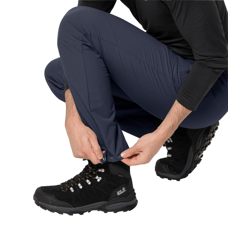 Men's Holdsteig Pants Brand Jack Wolfskin Night Blue Origin