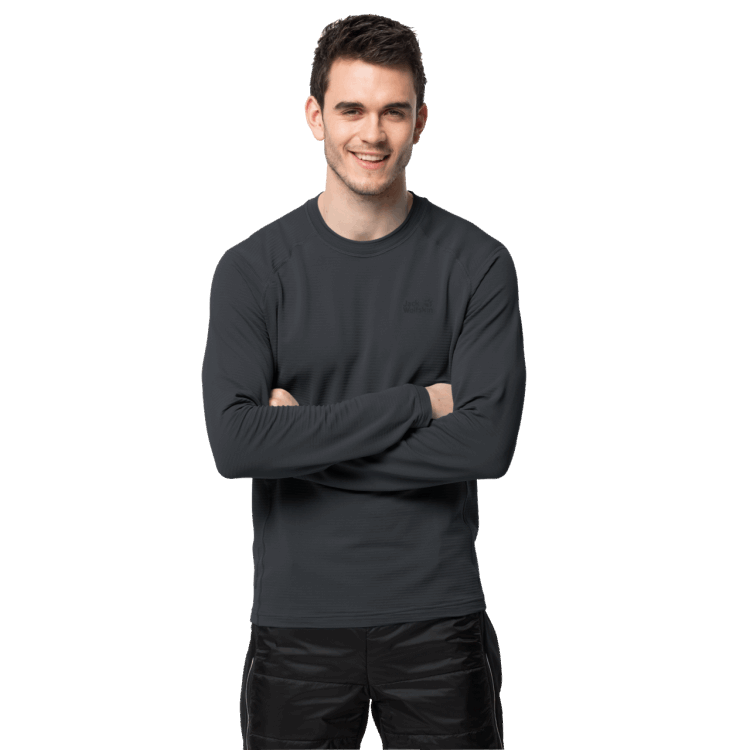 Men's Infinite Long Sleeve Phantom Brand Jack Wolfskin