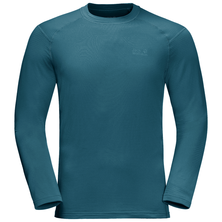 Men's Infinite Long Sleeve Blue Coral Brands Brand Jack Wolfskin