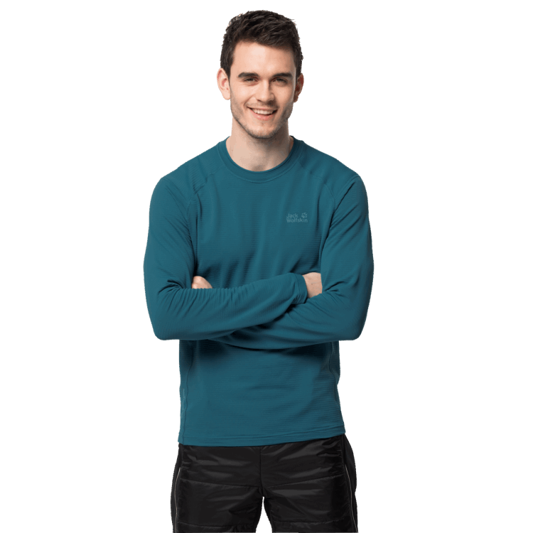 Men's Infinite Long Sleeve Blue Coral Brands Brand Jack Wolfskin