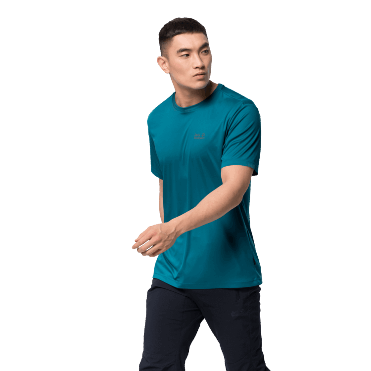 Brand Jack Wolfskin Collection Baltic Blue Men's Tech T