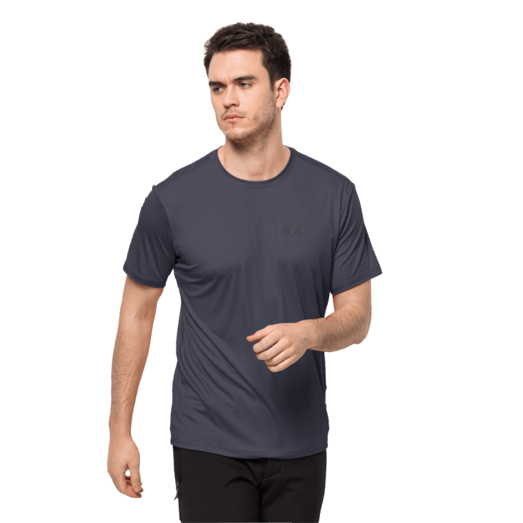 Brand Jack Wolfskin Men's Tech T Origin Ebony