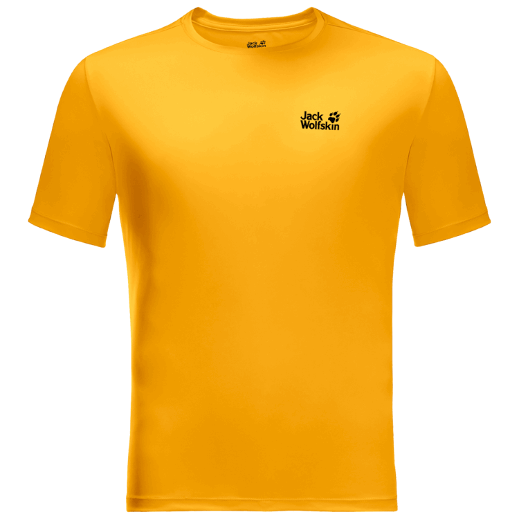 Burly Yellow Xt Brands Brand Jack Wolfskin Men's Tech T