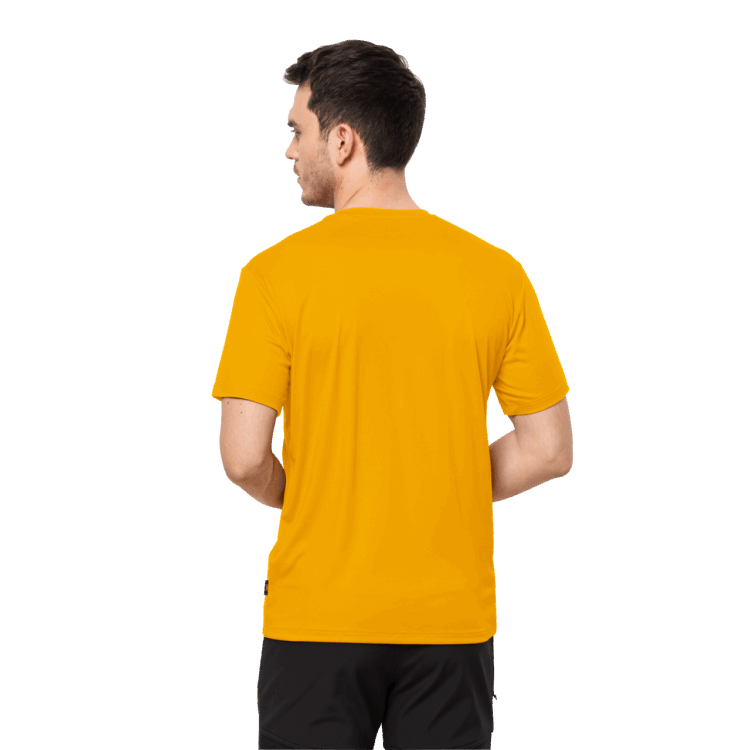 Burly Yellow Xt Brands Brand Jack Wolfskin Men's Tech T