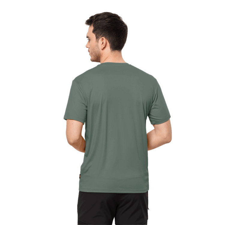 Hedge Green Men's Tech T Brand Jack Wolfskin Hot