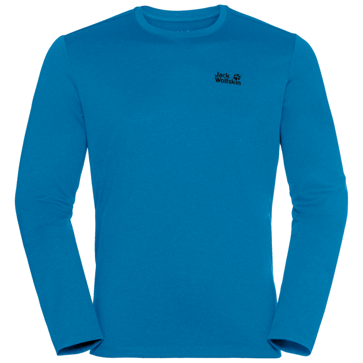 Men's Sky Thermal Ls T Blue Pacific Hot Brand Jack Wolfskin