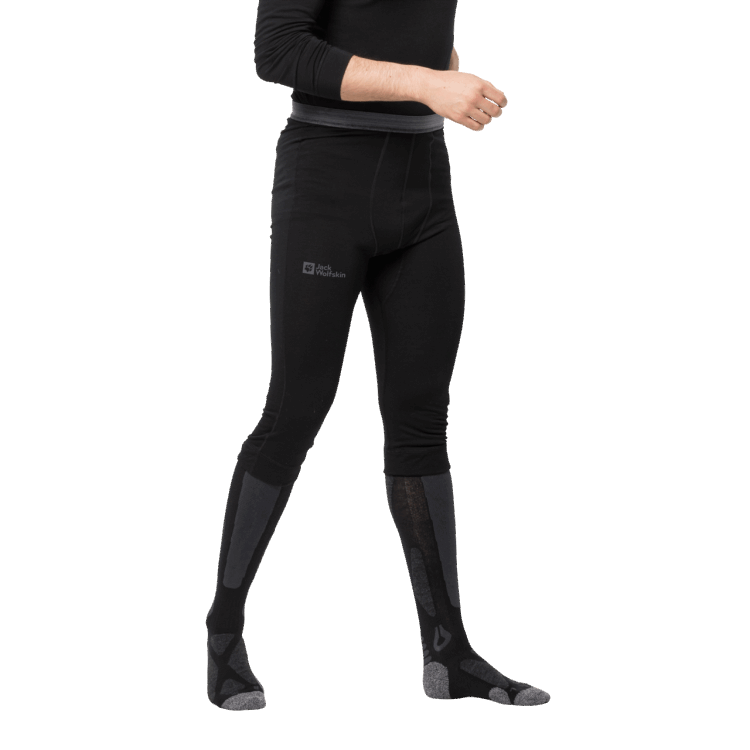 Brand Jack Wolfskin Origin Black Men's Alpspitze Wool Pants