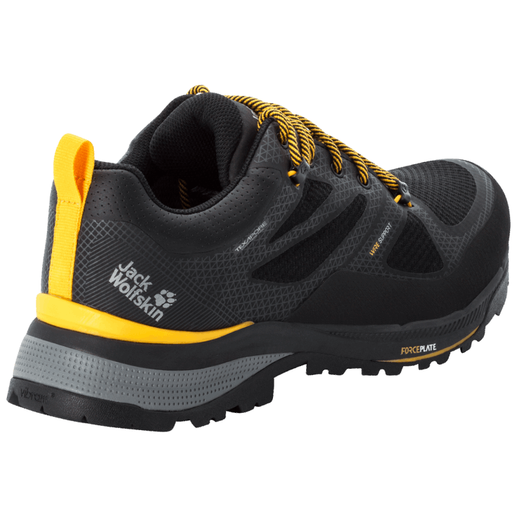 Collection Men's Force Striker Texapore Low Brand Jack Wolfskin Black