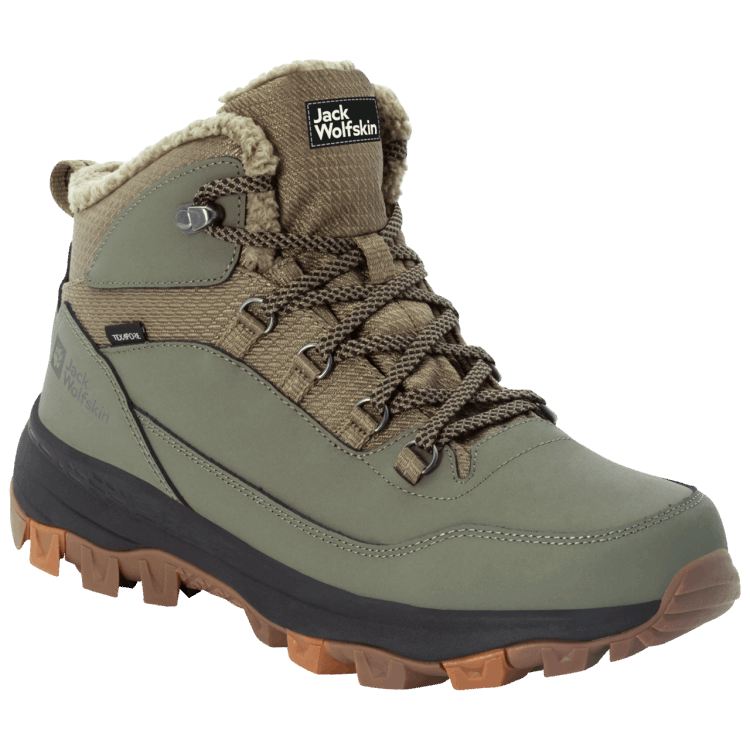 Origin Brand Jack Wolfskin Khaki-Phantom Men's Everquest Texapore Mid
