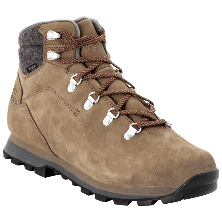 Men's Thunder Bay Texapore Mid Brand Jack Wolfskin Light Brown-Light Grey Original
