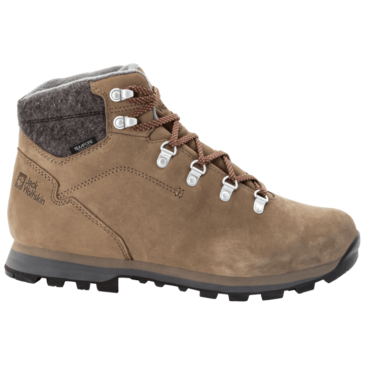 Men's Thunder Bay Texapore Mid Brand Jack Wolfskin Light Brown-Light Grey Original