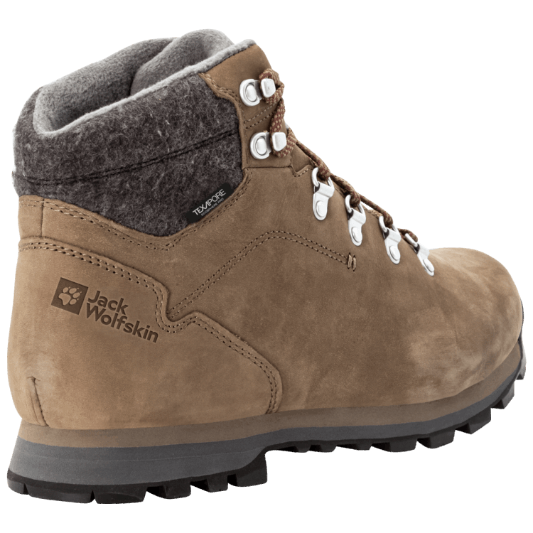 Men's Thunder Bay Texapore Mid Brand Jack Wolfskin Light Brown-Light Grey Original