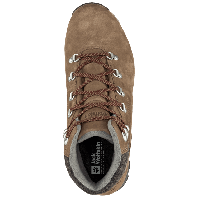 Men's Thunder Bay Texapore Mid Brand Jack Wolfskin Light Brown-Light Grey Original
