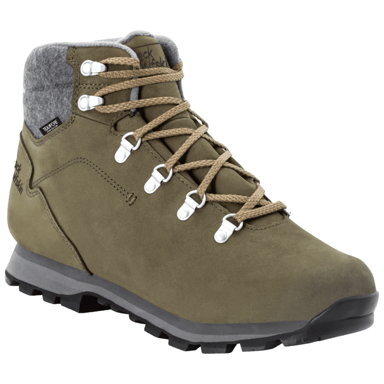 Men's Thunder Bay Texapore Mid Brand Jack Wolfskin Hot Khaki-Grey