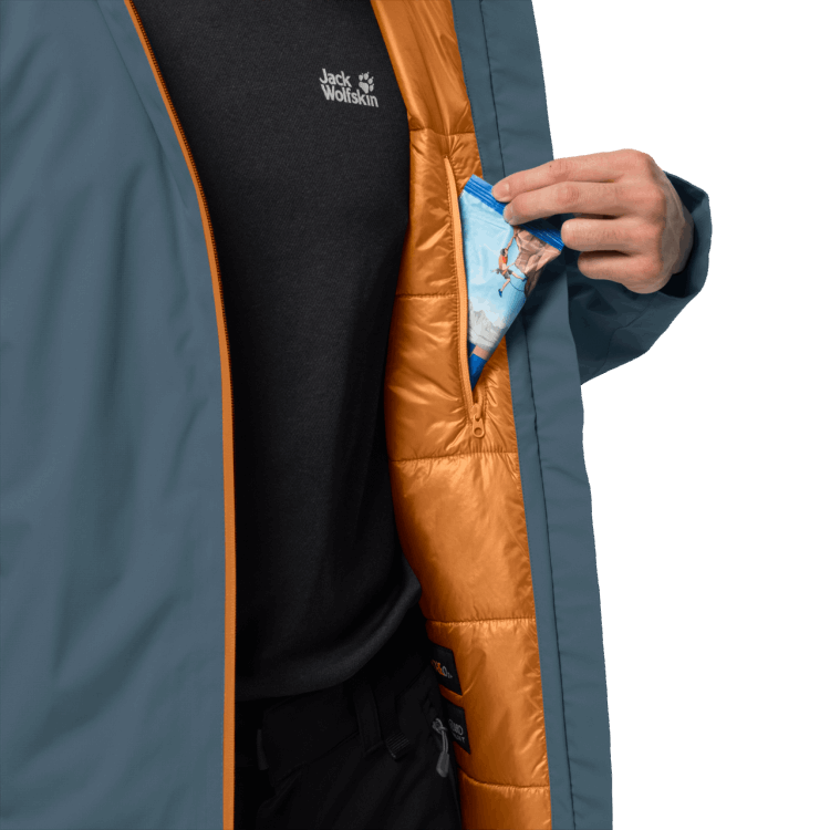 Orion Blue Brand Jack Wolfskin Hot Men's Argon Storm Jacket