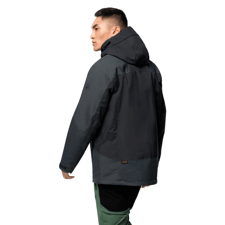 Black Fashion Men's Viking Sky Jacket Brand Jack Wolfskin