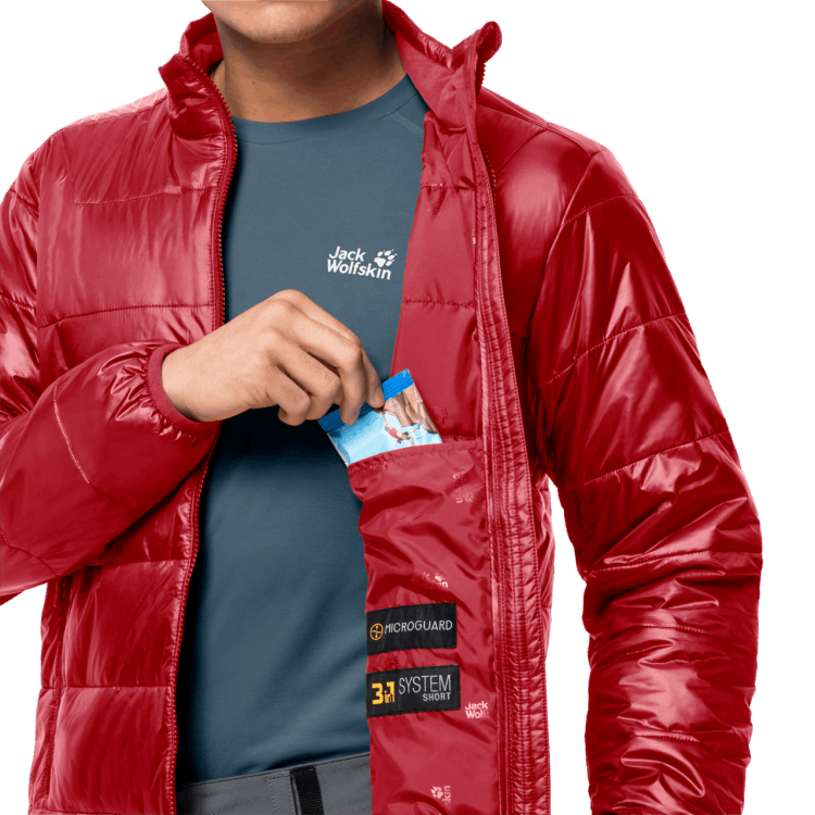 Red Lacquer Jasper 3In1 Men Collections Brand Jack Wolfskin