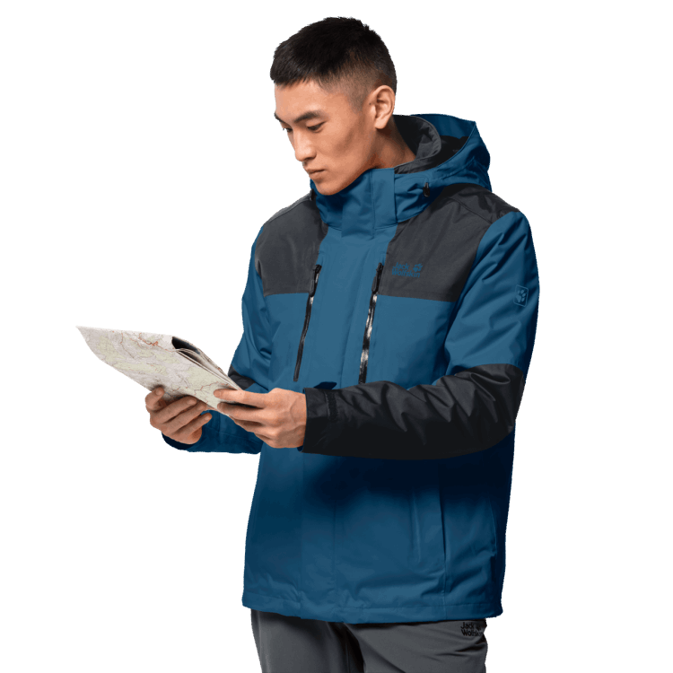 Brand Brand Jack Wolfskin Dark Cobalt Jasper 3In1 Men