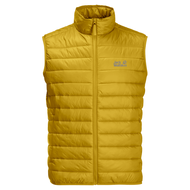 Hot Lemon Curry Men's JWP Vest Brand Jack Wolfskin