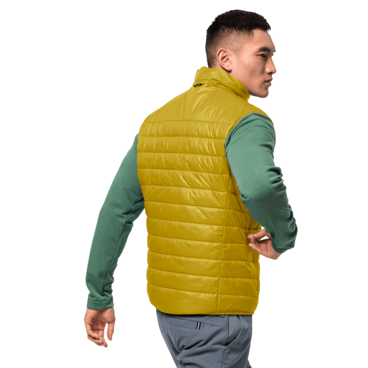 Hot Lemon Curry Men's JWP Vest Brand Jack Wolfskin