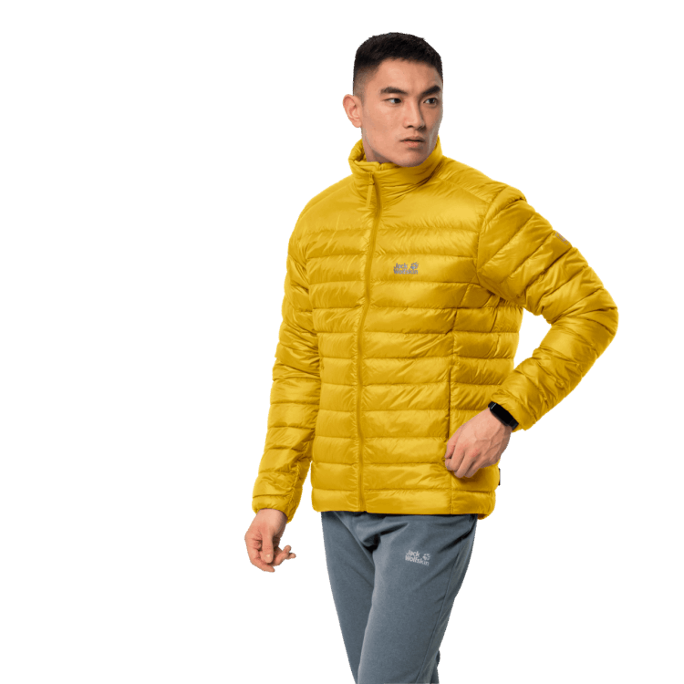 Lemon Curry Brand Jack Wolfskin Men's JWP Down Fashion