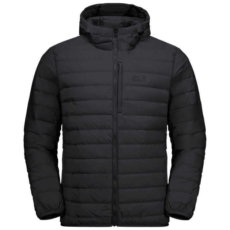 Black Collections Men's Glowing Mountain Jacket Brand Jack Wolfskin