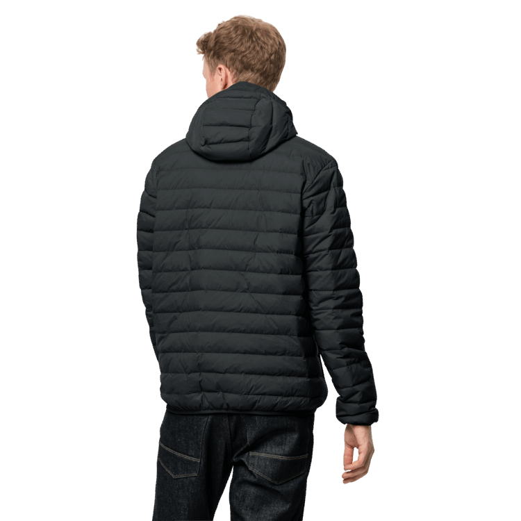 Black Collections Men's Glowing Mountain Jacket Brand Jack Wolfskin